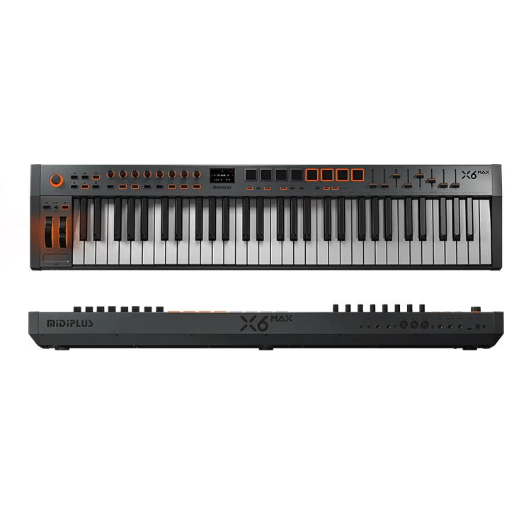 Midiplus X6 MAX 61鍵セミウェイトコントローラー 音楽制作用MIDI