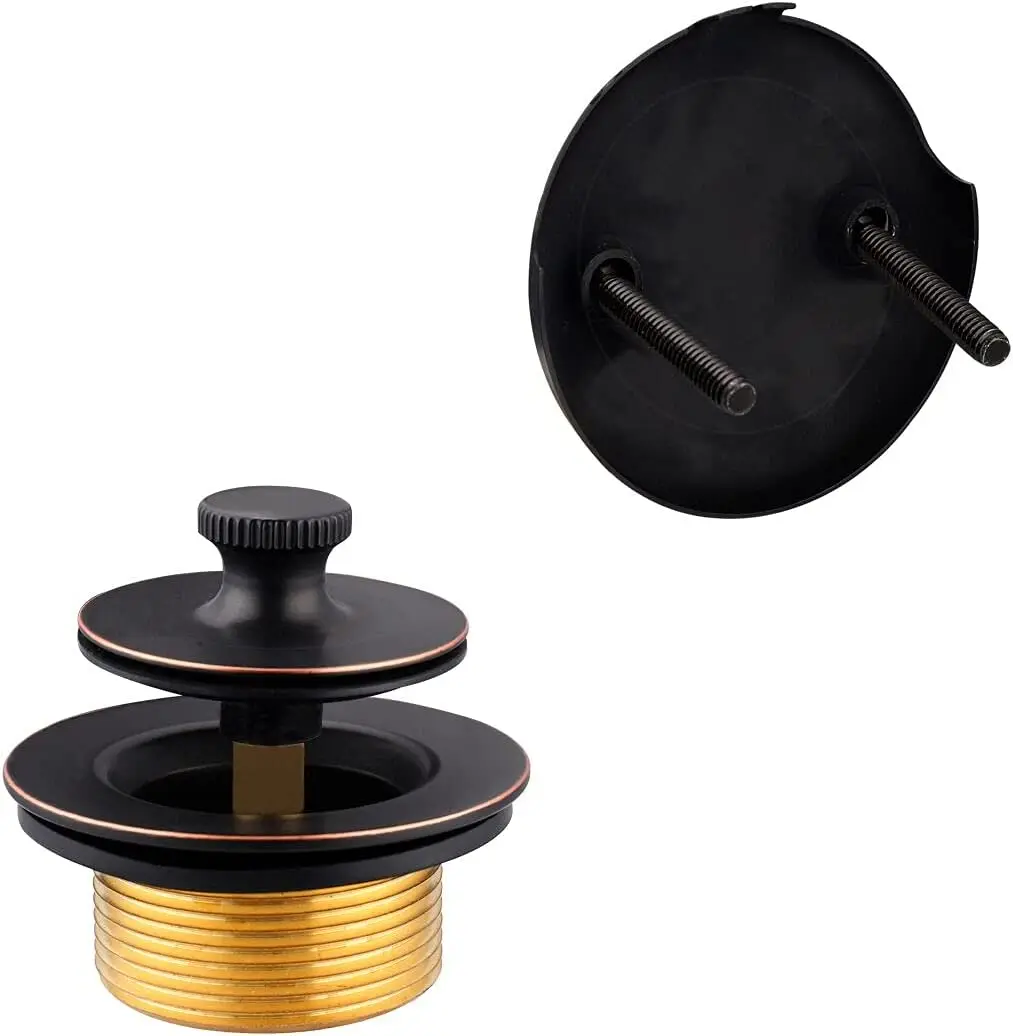 Oil Rubbed Bronze Conversion Kit Bathtub Drain Assembly Lift And Turn
