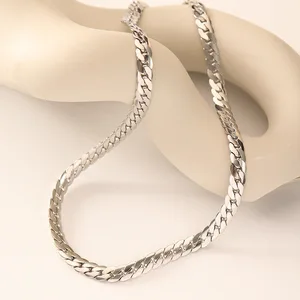 MW Fashion New Hip Hop Geometric Necklace: Stainless Steel Single-Strand Jewelry for Women & Men
