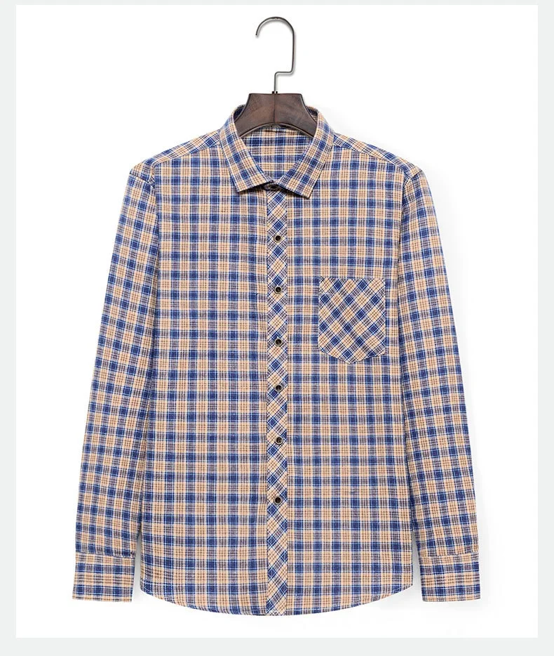 2022 Latest Mens Shirts Designs Long Sleeve Slim FIit Casual Shirts for Men