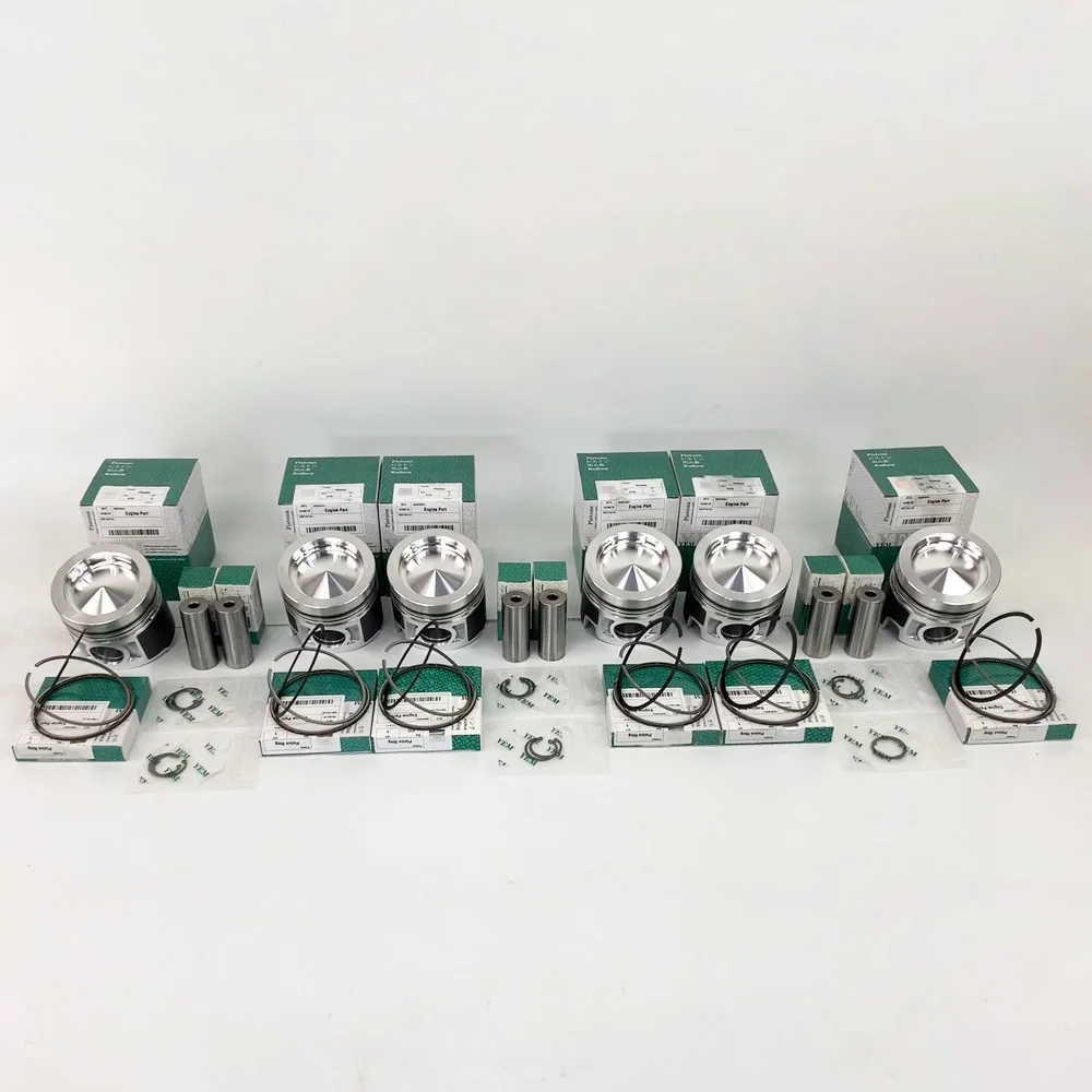 C6.4 Cylinder Pistons Kit With Rings Set for Underground Articulated Truck Engine