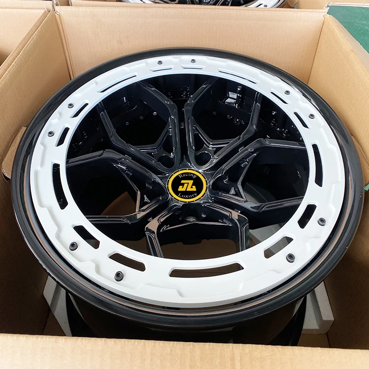 Jiangzao New Style Custom aero Ring Wheel Rim 18 19 20 21 22 Inch Forged Car Rims Aluminum Alloy Wheel for Car