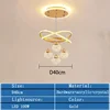 Oro D40cm con luce sul telaio