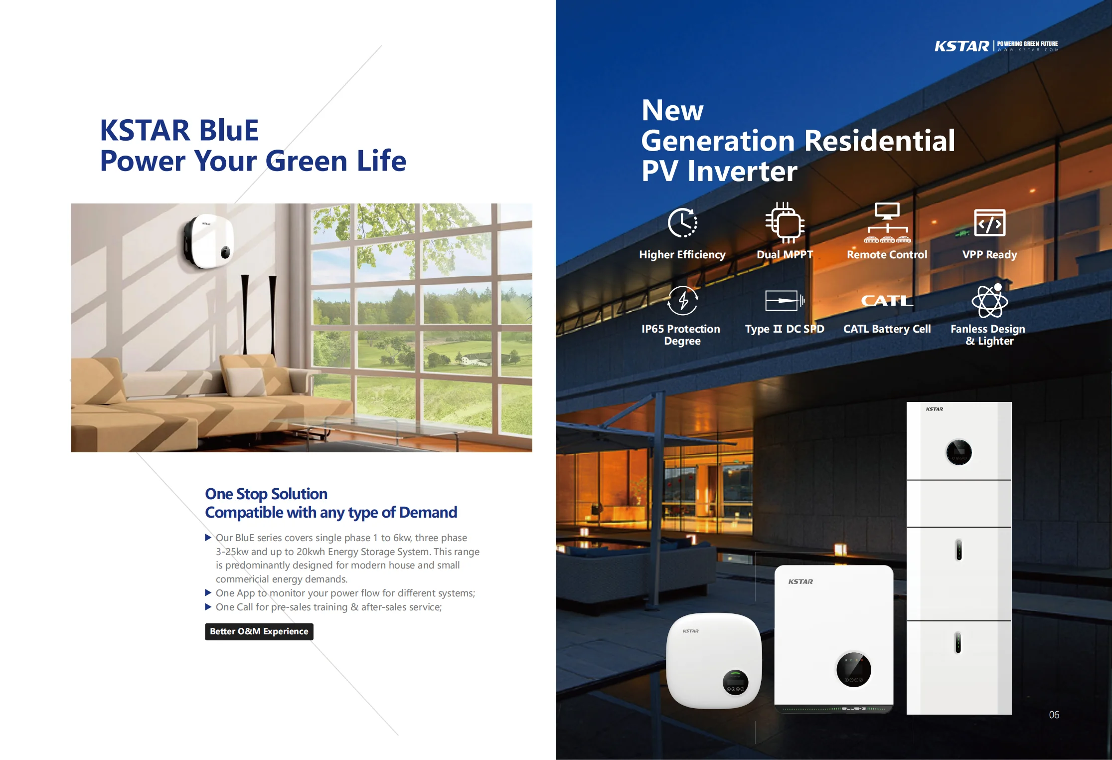 Kstar 5kwh 10kwh Residential Energy Solar Storage All in One ESS System ...