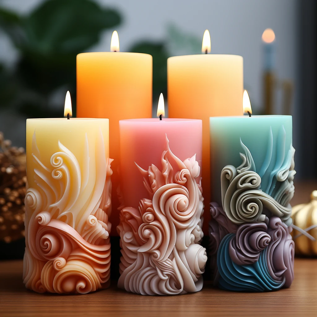 Dumo Customization Spring Collection Candle Silicone Molds For Candle