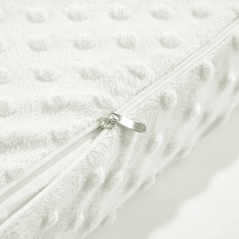 Breathable Cervical Orthopedic Memory Foam Pillow Bamboo Fiber Cover Marine Pattern Neck Pain Relief Contour Design 60x40x12CM