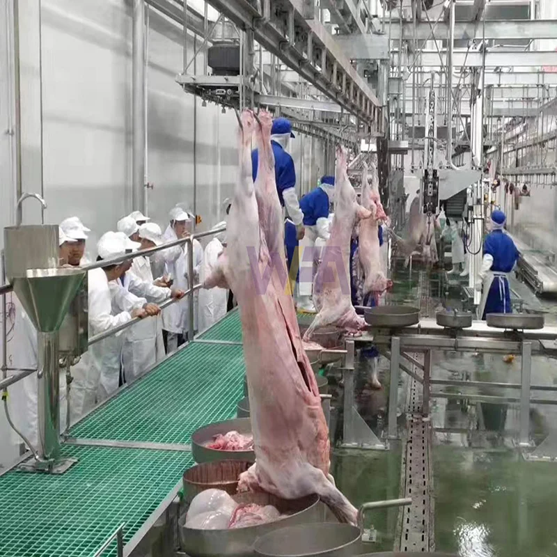 Muslim Halal Meat Processing Abattoir Sheep Slaughterhouse Equipment Plant Carcass Convey Rail of Goat Slaughtering Machine
