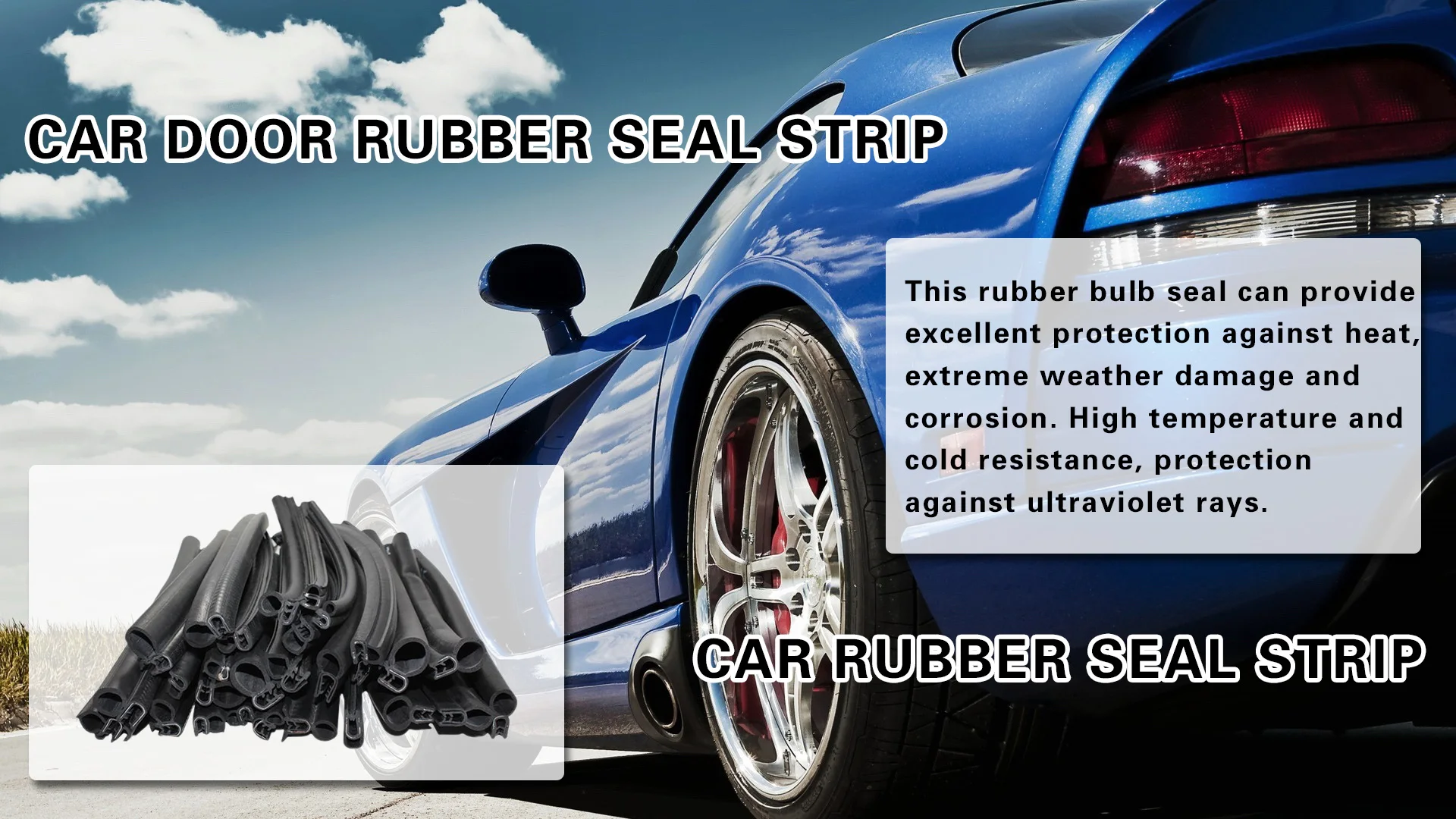 U Shape Epdm Door Rubber Seals Window Rubber Seal Strip Epdm Foam