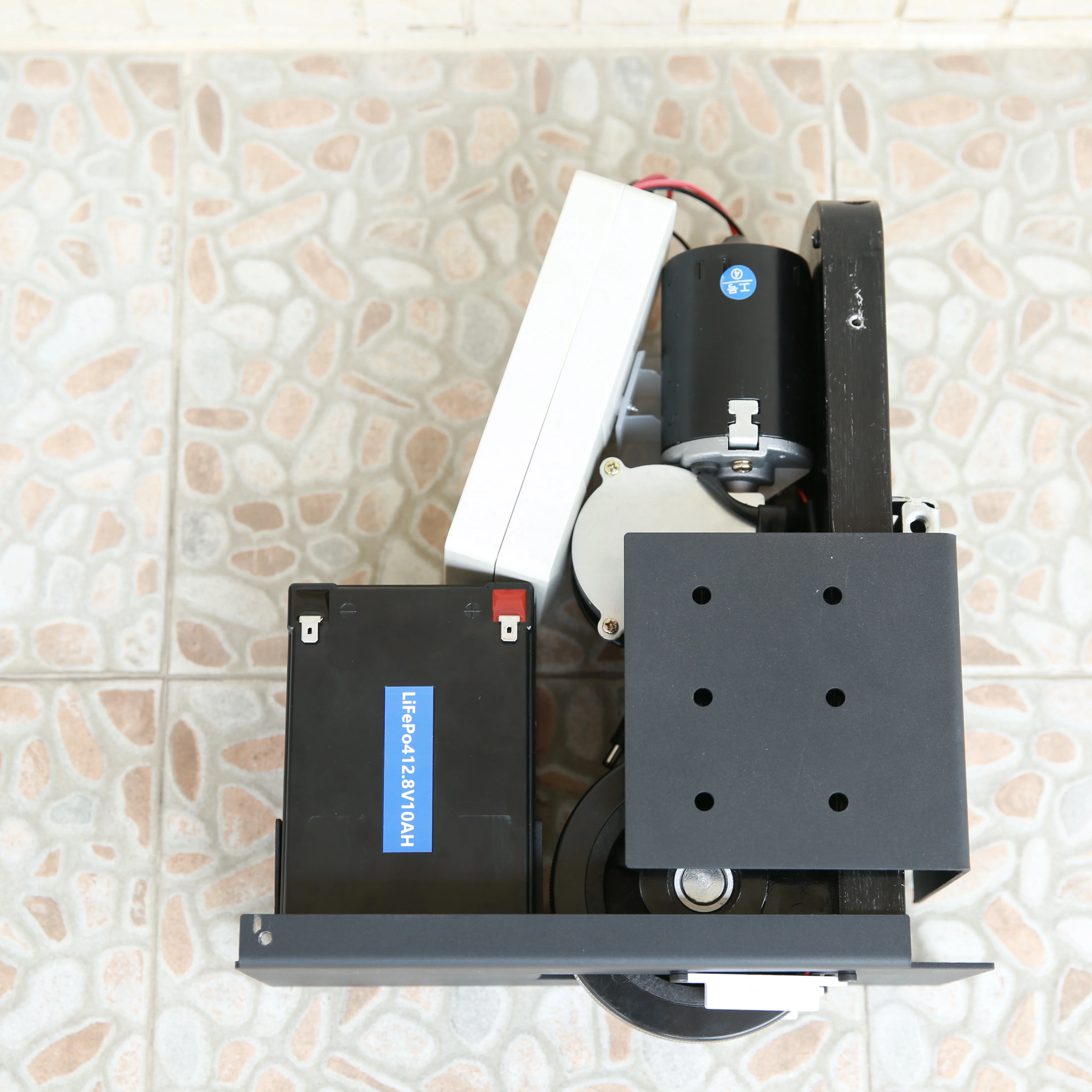 Stainless Steel Swimming Pool Cover Enclosure Motor Drive Kit with Solar Panel Motorisation Solaire for Pool Abri