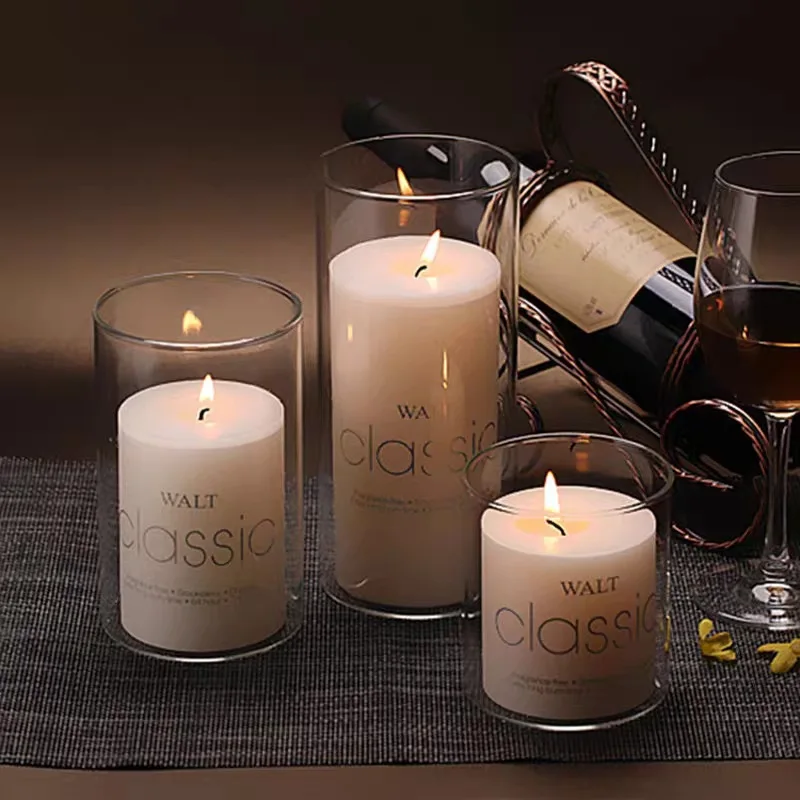 Bestsun Wholesale Classic Clear High Borosilicate Glass Candle Holder