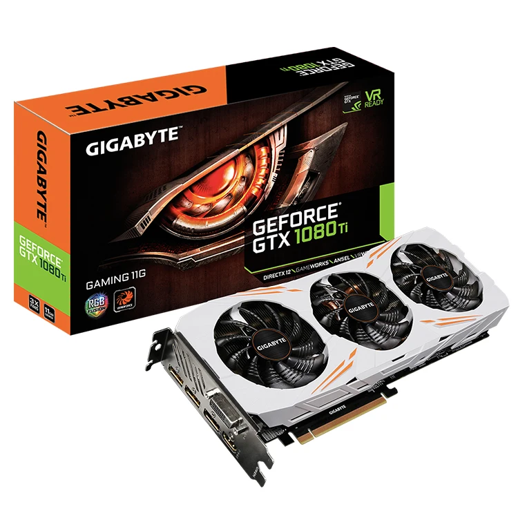 中古のGIGABYTE GeForce GTX 1080 Ti Gaming 11Gグラフィックカード