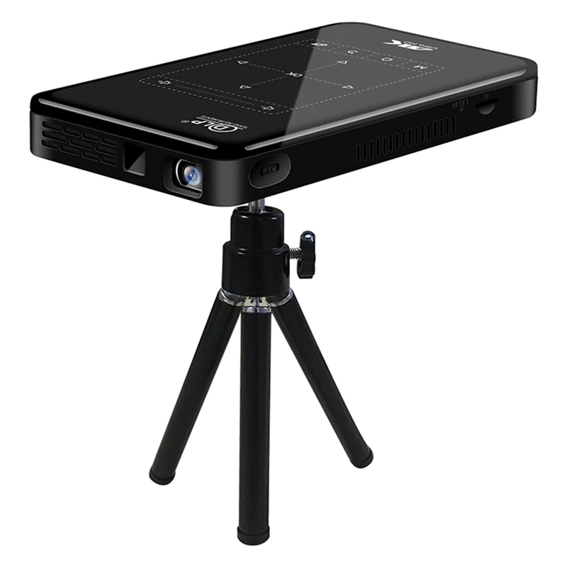 Portable Mini Projector P09-II: Android 9, DLP Technology, 4K