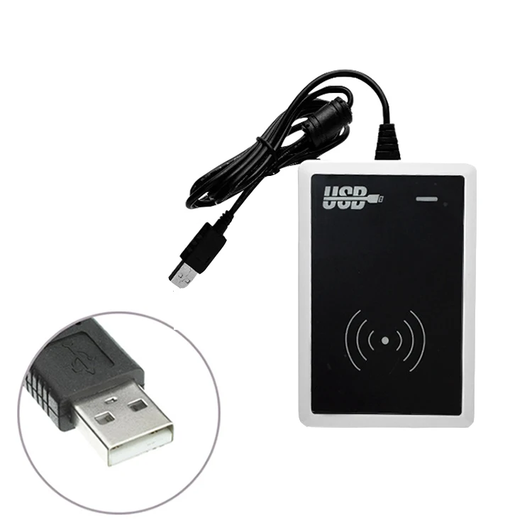 Proximity 13.56MHz RFID Mf-1 USB Card Programmer Hotel Card Key Encoder Machine for Hotel Cards