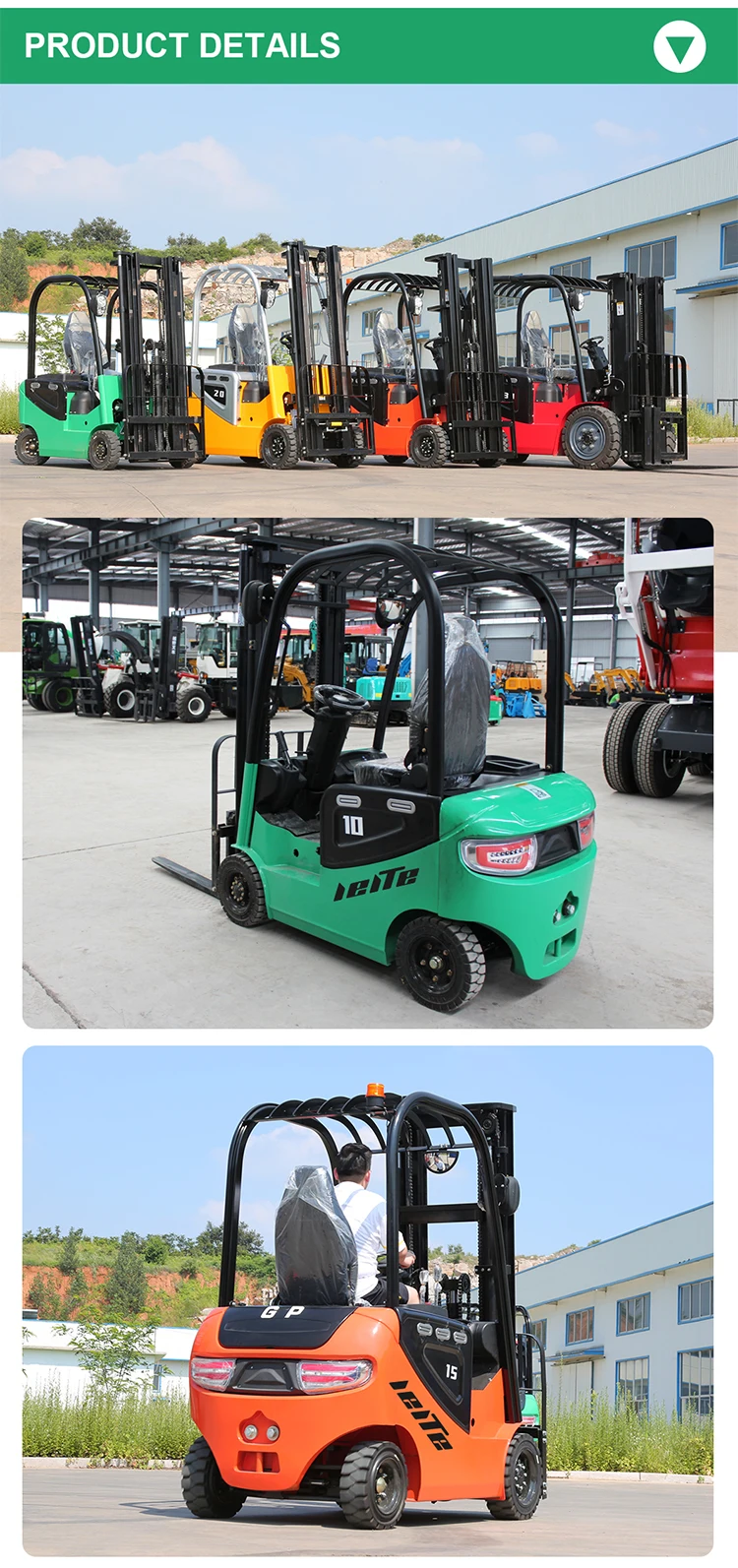 Hot Hydraulic 48v Forklift Electric Motor Hot Sale Electric Forklift