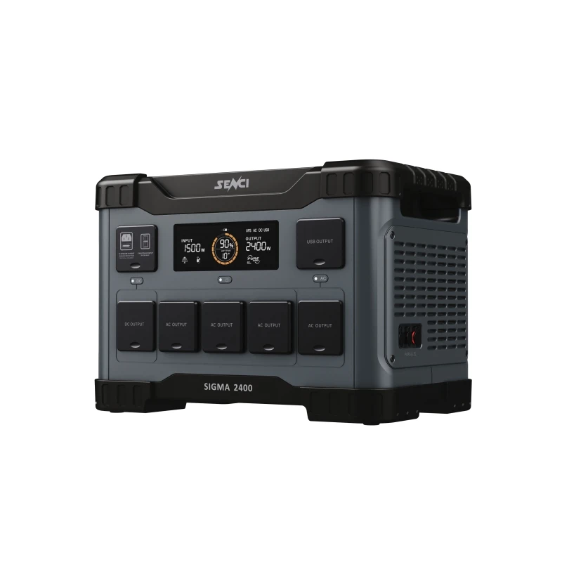 China Factory Solar Power System 2400w Portable Power Station with Solar Panel Solar Generator Silence Inverter