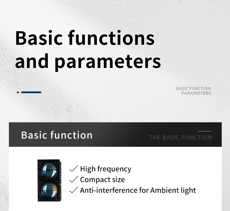 Mini Laser Distance Measuring Sensor High Frequency Dtof Serial Port ...