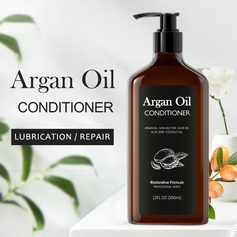 
Фирменный органический шампунь и кондиционер с аргановым маслом для роста волос 