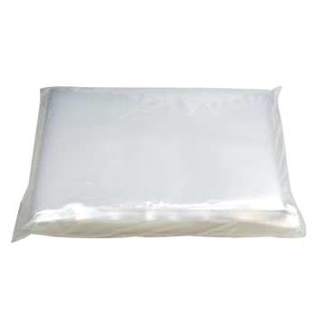 food grade transparent plastic textured vacuum bag eco-friendly nylon heavy-duty embossed vacuum roll bag