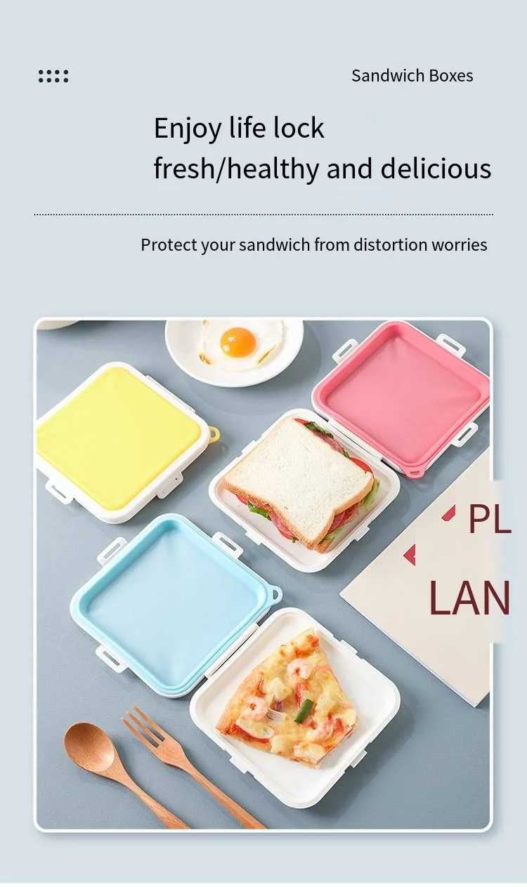 Sandwich toast Outdoor portable lunchbox Student office lunchbox Home lunchbox supplier