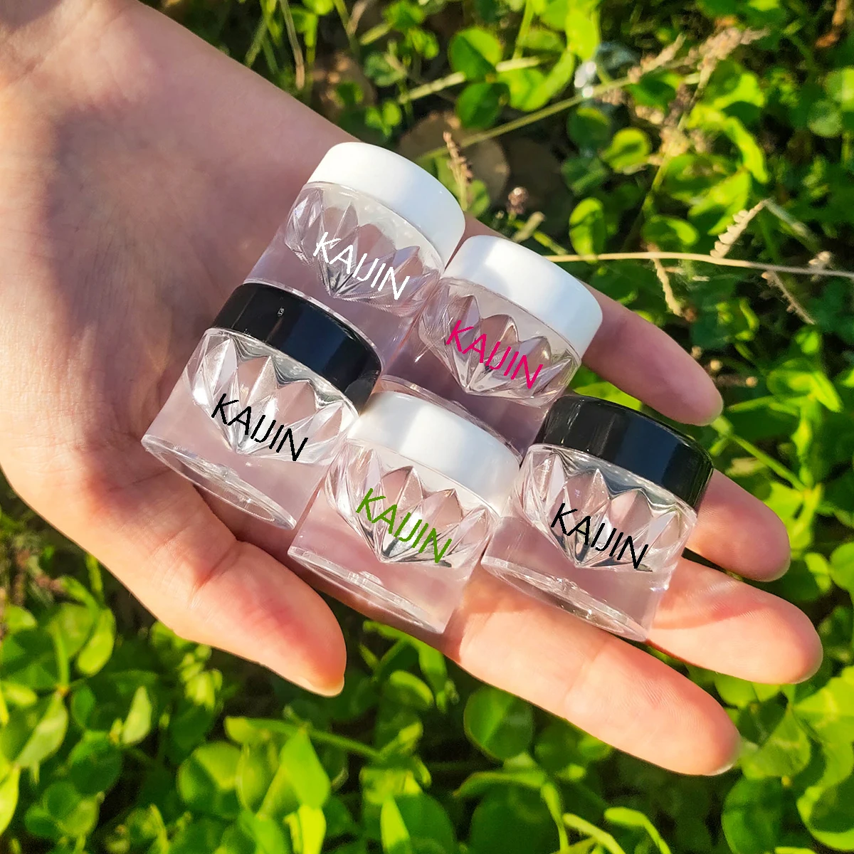 3g 5g Small Plastic Sample Mini Bottle Jars Cosmetic Empty Makeup