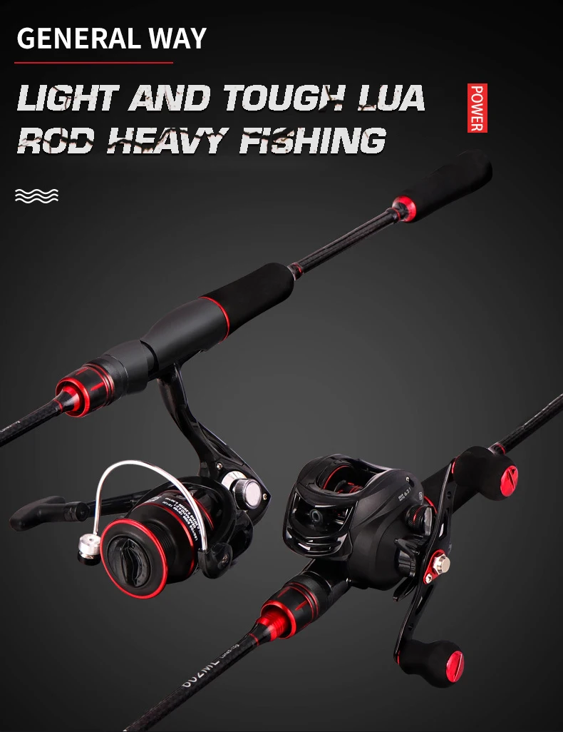 Fishing Rod And Reel Combo 2 Section Carbon Fiber Spinning Casting Fishing Rod Ml Pesca Lure Fishing Pole Buy Fishing Tackle High Carbon Guide Ring Fishing Rod Medium Light Casting Rod