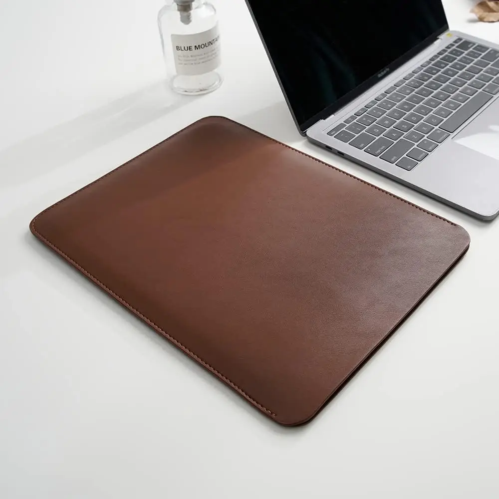 PU Leather Sleeve Laptop Bag for 14 15 inch Laptop Computer Bag for Macbook Air Pro 2023 Protections Case