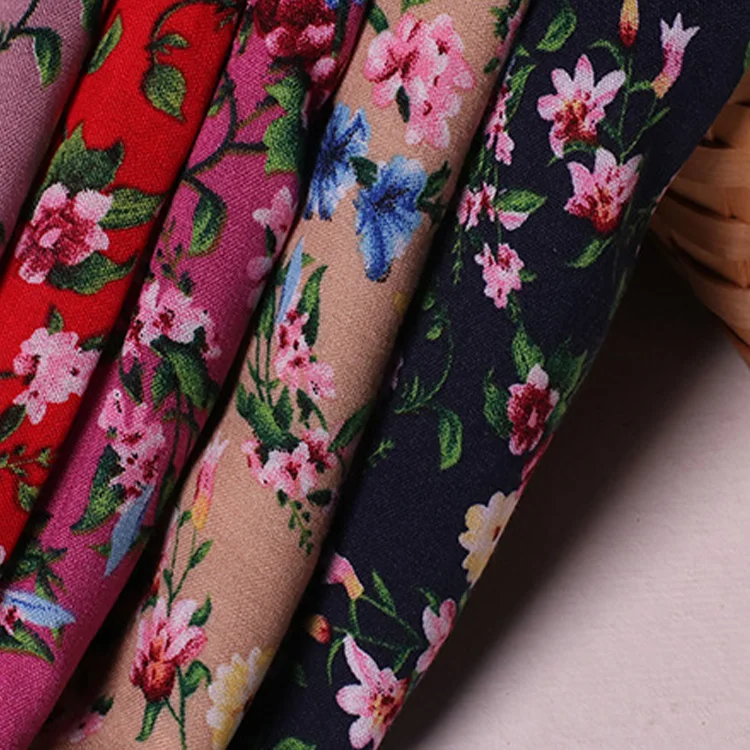 Printed Viscose Rayon Digital Fabric for Women Dress