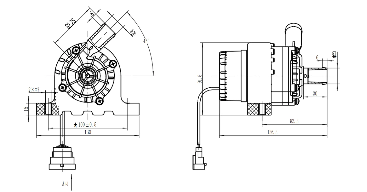 Nf 24v Electric Bus Water Pump Best Selling Electric Water Pump For Electric Cars Trucks Buy