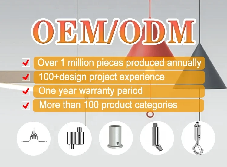 Китай, дешево, нержавеющая сталь, потолочный светильник, кабельный захват, подвесной комплект