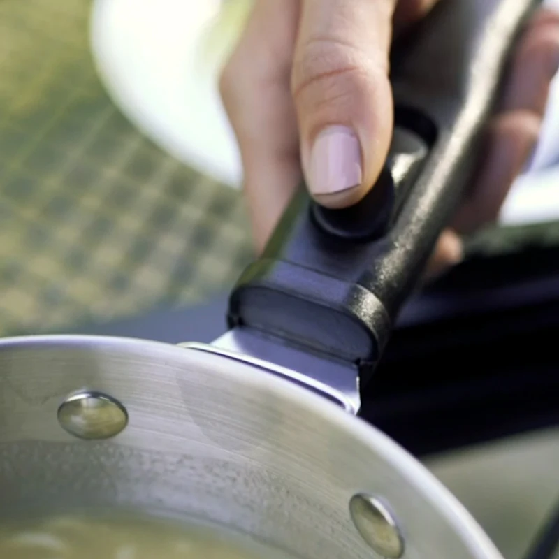 Stainless Steel Camping Cookware Set Convenient Detachable Handle Soup Pot Pan Outdoor Cookware