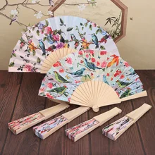 High Quality Custom Wood Spanish Hand Fan Printing LOGO for Promotional Gift Wedding Party Art Dance Folding Fans