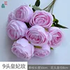 Rose Royale ZYJ Rose Clair à 9 têtes