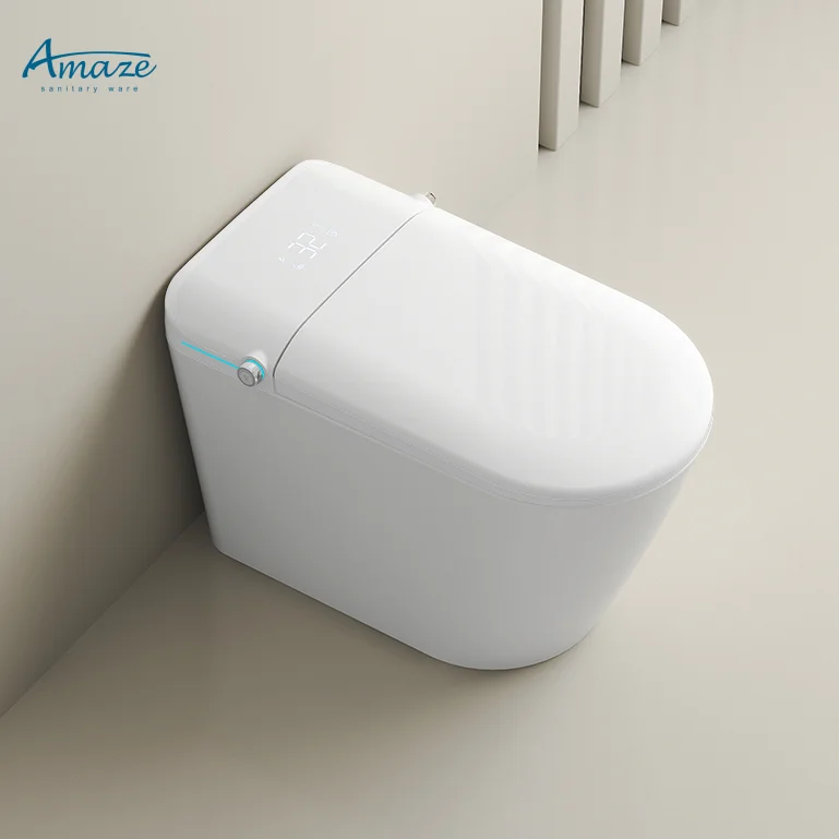 Multi-functional intelligent toilet No water pressure limit automatic sterilization CUPC certified smart one-piece toilet