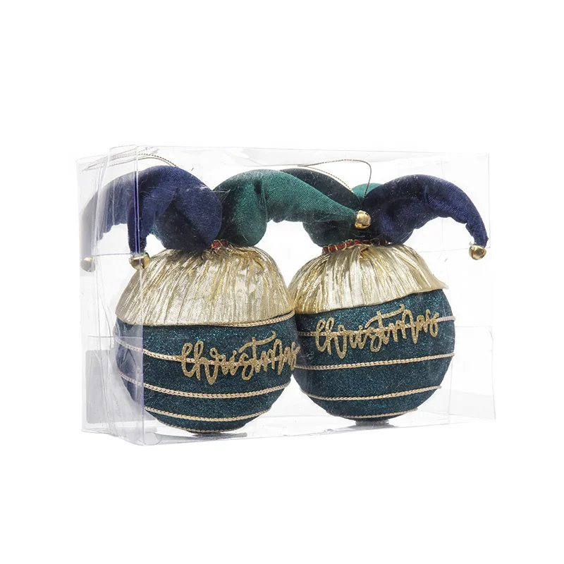 EAGLEGIFTS 2026 Green Christmas Festival Foam Balls Velvet Ornament 10cm 3 Pieces Customizable for Home Decoration