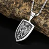 Steel-colored single pendant