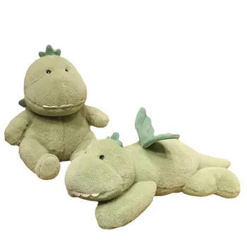 Green Little Dinosaur Doll Plush Toys Soothing Doll Sleep pillow Plush Dinosaur With Wings Little Angel Cushion.