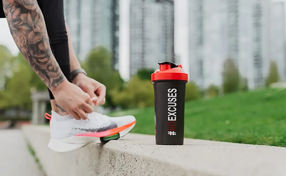 Wholesale Custom Logo Fitness BPA Free Plastic Gym Shaker Bottle