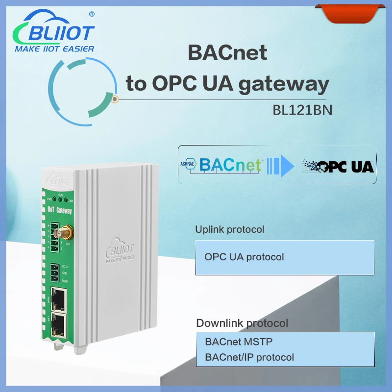 Industrial And Ba System Ethernet Bacnet/ip To Opc Ua Gateway - Buy ...