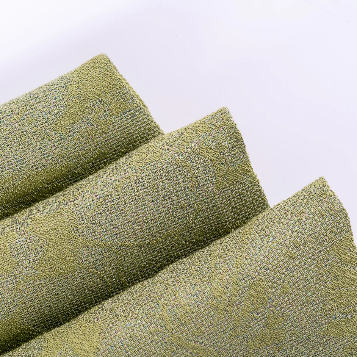 Горячая продажа Классическая жаккардовая ткань фирменный логотип Шелковая/хлопковая ткань для одежды