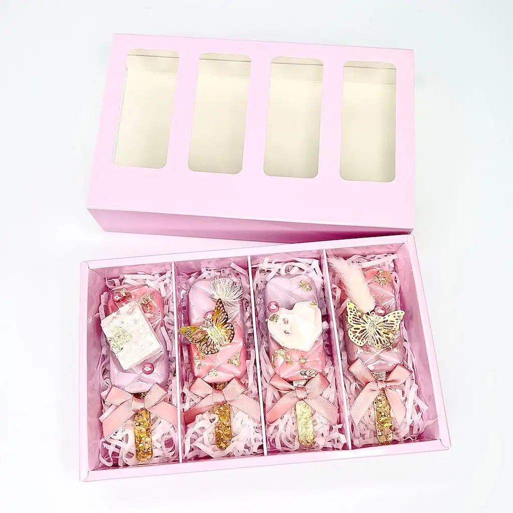custom single popsicle cakesicle gift box