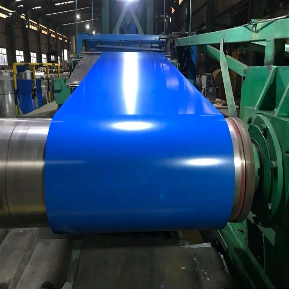 Blue Gi G550 150g Galvanized Coated Size 0.18*1000mm Ral 1022 Color ...