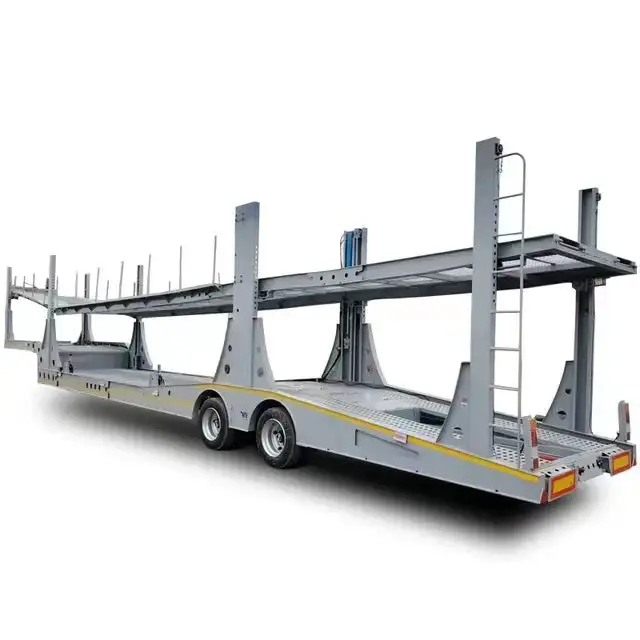 WS China Factory Double-decker Vehicle Truck Trailer Car Transport Trailer