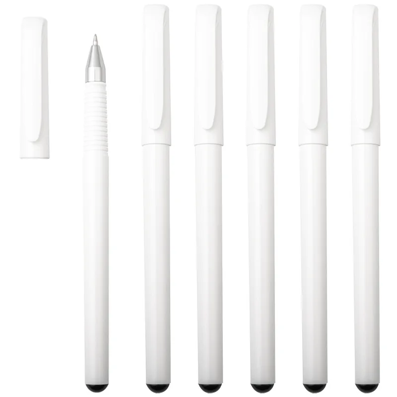 Рекламная гелевая ручка печать логотипа выставочная Подарочная пластиковая деловая официальная Подпись шариковая