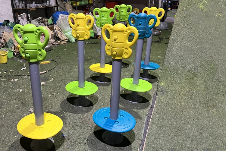 Factory Customized Colorful Children's Rotating Butterfly Seat Play Equipment For Parks And Kindergartens