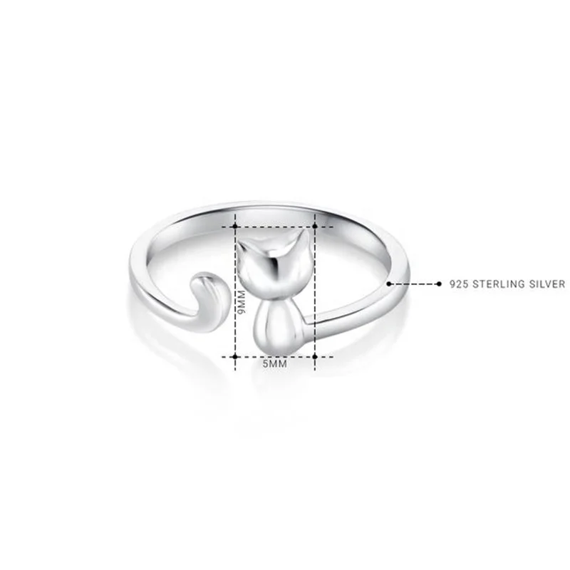 Bijoux Chat Vintage : Bague Chat Plaquée Argent Pour Femme – Motif Animal Mignon, Bande Réglable Du 24,96 € | DHgate