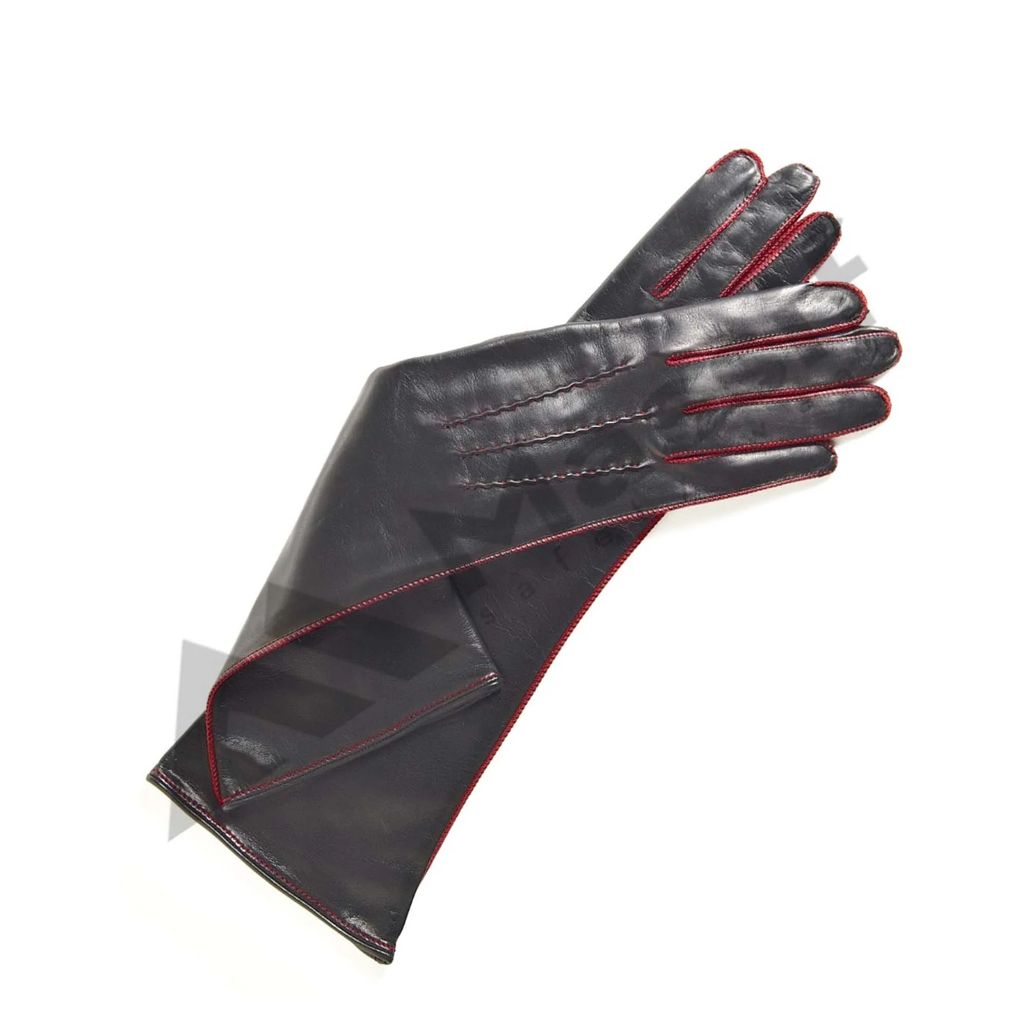 Men's Dress Driving Genuine Sheep Leather Unlined Gloves 