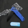 Black Blade with Blue Handle