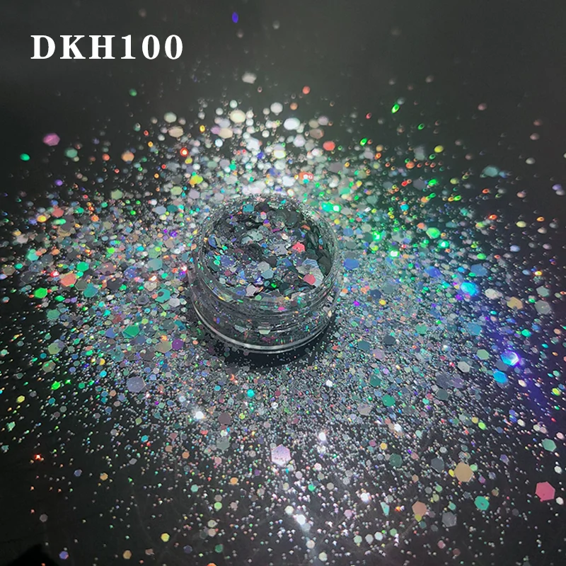 New Mixing Glitter Holographic Glitter Mix Size Glitter Powder For
