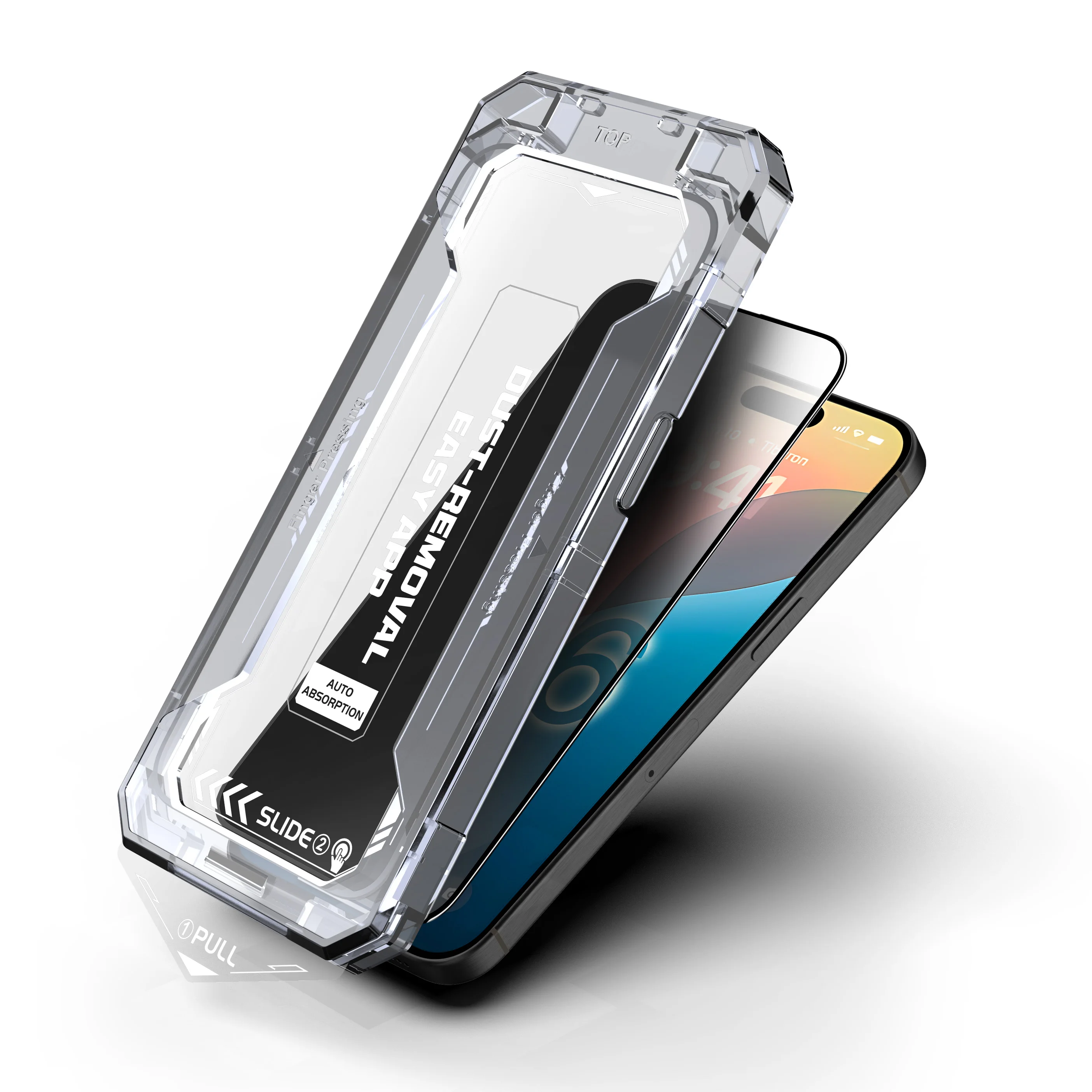 Proteggi-schermo In Vetro Temperato Per IPhone 17 Pro Max, Privo Di Polvere, Durezza 9H, Trasparente HD, Facile Applicazione, Compatibile Con 15, 14, 13, 16, Senza Bolle - Foto 13