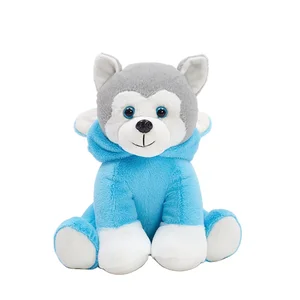 Wholesale Custom Cute Sitting Dog Toy Soft Plush Children's Toy with PP Cotton Filling